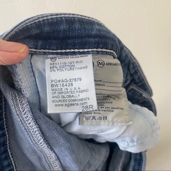 adriano Goldschmied Stilt Cigarette Leg Jeans Sz 28 - Picture 8 of 8